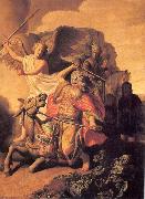 REMBRANDT Harmenszoon van Rijn Balaam and his Ass Germany oil painting artist